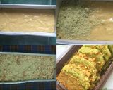 Foto langkah ke 3 dari resep Matcha Crumble Banana Bread.