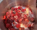A picture of step 3 of Cranachan for Burns Night.