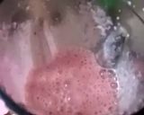 A picture of step 4 of Coconut Strawberry smoothie.
