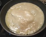 Foto del paso 4 de la receta: Pollo con salsa de peras y setas