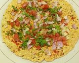 A picture of step 3 of Masala Papad.