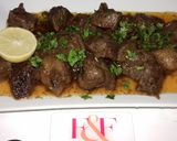 A picture of step 8 of Beef liver, Kidney, fat, meat Masalay wale.