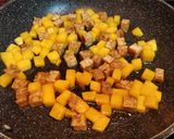 Foto del paso 5 de la receta: Espaguetis de calabacín con tempeh y calabaza