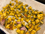 Roast pumpkin and sage risotto