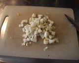 Foto del paso 1 de la receta: Pastín con frutos terrestres y marinos