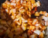 A picture of step 4 of Raw Papaya Sabzi.