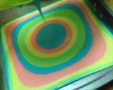 Foto langkah ke 4 dari resep Cake putih telur rainbow.