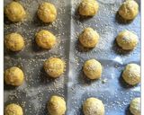 A picture of step 4 of Savory bites with olive stuffing.