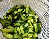 Hình bước làm 1 của món Gỏi dưa bao tử chua ngọt