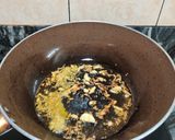A picture of step 2 of CHOLE ALOO DRY CURRY with BOILED BROWN RICE.