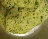 A picture of step 3 of Methi puri.