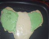 A picture of step 4 of Eggless pancake.