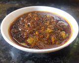 A picture of step 8 of Lahsun Ki Chutney /Rajasthani Garlic Chutney.