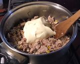 Foto del paso 3 de la receta: Papas con pollo y crema de leche
