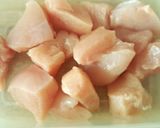 A picture of step 2 of Chicken Malai Boti/Mayo creamy chicken😋.
