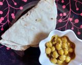 A picture of step 6 of Pindi Chole.