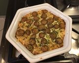 Une image de l'étape 10 de Gratin de céréales aux champignons et emmental.