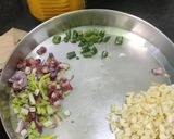 A picture of step 2 of Sabzi recipe.