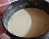 A picture of step 1 of Basundi.