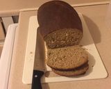 A picture of step 11 of 50:50 multi-seed loaf.