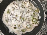 Green Pepper Borani (Green Pepper with Yoghurt Side Dish)