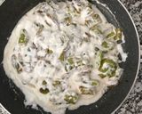 A picture of step 5 of Green Pepper Borani (Green Pepper with Yoghurt Side Dish).