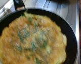 Foto langkah ke 4 dari resep Omelette Bayam Keju #MenuSehatAnak.