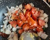 A picture of step 3 of Paneer stuffed bhindi.