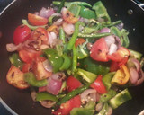 A picture of step 6 of Chilli paneer restro style.