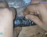 A picture of step 6 of Oreo Chocolate Swiss Rolls.