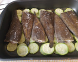 Foto del paso 7 de la receta: Lenguados y calabacín al horno