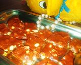A picture of step 4 of Jaggery Chikki.