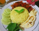 Foto langkah ke 5 dari resep 9. Nasi Uduk/Nasi Kuning Ricecooker.