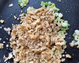 A picture of step 2 of Creamy Walnuts & Mushrooms on Toast.