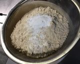 Une image de l'étape 2 de Gâteau « monstre » à la farine de châtaigne et jus de pêches de vigne.