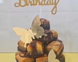 Foto langkah ke 6 dari resep Fudge Brownies Cheese Tower.