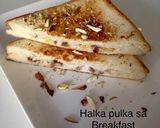 A picture of step 2 of Shahi bread.
