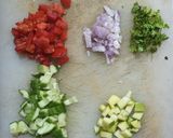 A picture of step 2 of Makhana Chaat.