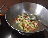 A picture of step 3 of Navratri saymak rice.