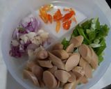 Foto langkah ke 1 dari resep Sosis daun kol super simple.