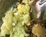 A picture of step 2 of Multigrain sprout paneer grilled wrap.