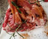 Une image de l'étape 1 de Carré d'agneau légumes printaniers.