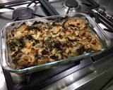 Une image de l'étape 14 de Gratin de poireaux au porc et parmesan.