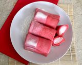 Foto langkah ke 6 dari resep Dadar gulung isi fla /merah putih.