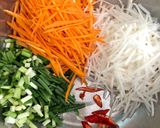 Hình bước làm 2 của món Kim Chi Hàn Quốc