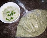 A picture of step 6 of Green raita.