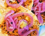 A picture of step 3 of Pickled Red Onion for Cochinita or Xnipec Onion.