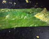 A picture of step 4 of Colocasia Leaves (Paatra).
