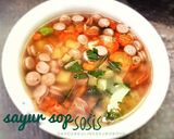 Foto langkah ke 7 dari resep Sayur sop sosis.
