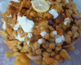 A picture of step 4 of Chana chat.